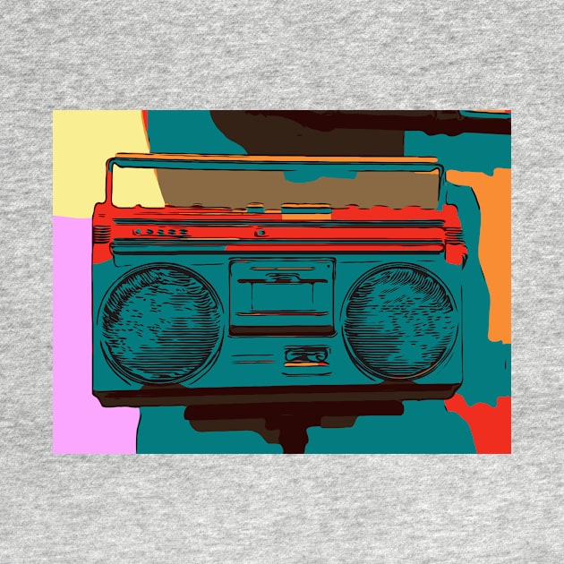 Radio Retro Pop-Art Comic by Grafititee